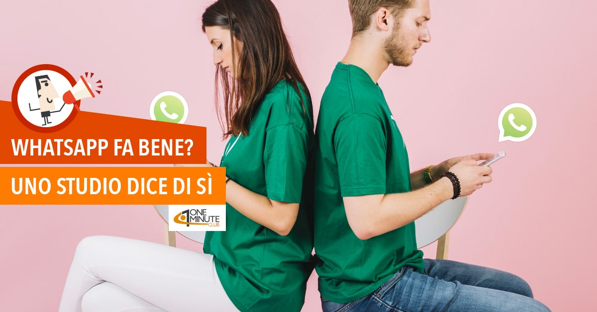 WhatsApp fa bene? Uno studio dice di sì