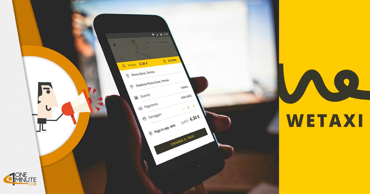 1,3 milioni di euro per Wetaxi: la startup dei taxi raggiungerà tutta l’Italia