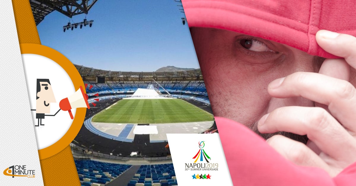 Ruba sedie all’Universiade: un episodio paradossale al San Paolo di Napoli